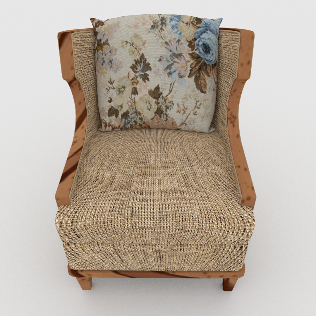 Wooden sofa