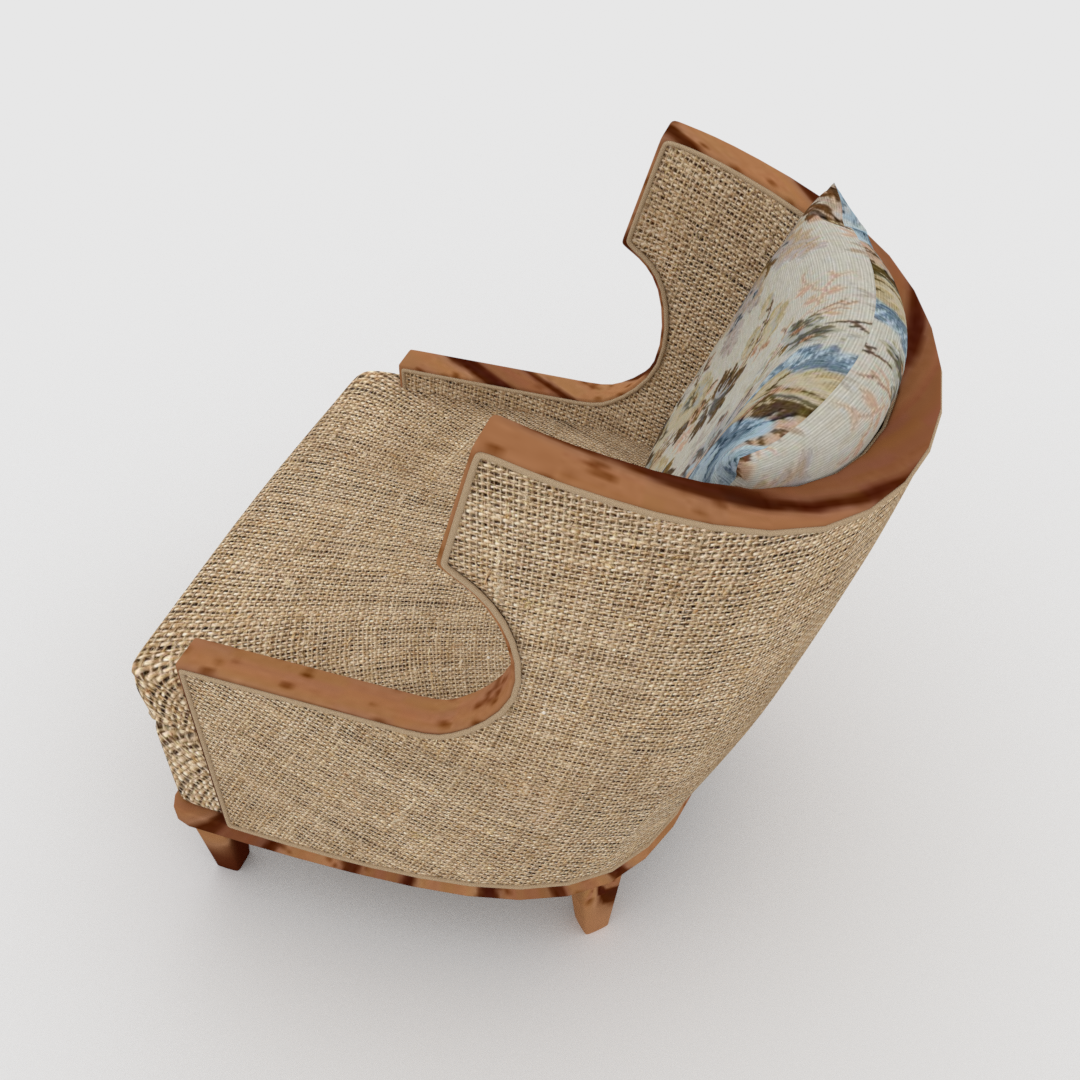 Wooden sofa